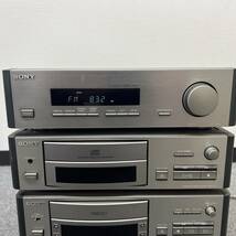 A001-M24-210 SONY ソニー CDデッキ CDP-S1 カセットデッキ TC-S1 他TAE-S1 ST-S1 一部通電確認済み_画像2