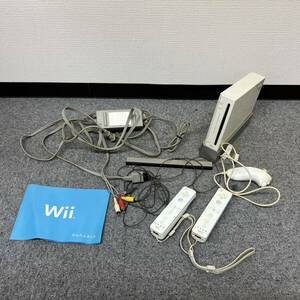 A024-M26-105 NINTENDO ニンテンドー Wii RVL-001(JPN) 本体 リモコン ヌンチャク付 本体のみ通電確認済み