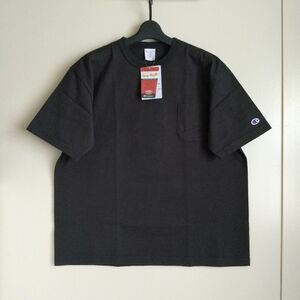 チャンピオン　T1011　ショートスリーブ ポケット付きTシャツ　C5-B303　ブラック　Lサイズ　新品