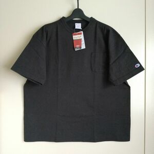 チャンピオン　T1011　ショートスリーブ ポケット付きTシャツ　C5-B303　ブラック　XLサイズ　新品