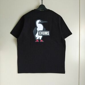 チャムス　ブービーロゴTシャツ　CH01-2279　ブラック　Lサイズ　新品