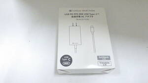 1 иен ~ Softbank USB Type-C внезапный скорость зарядка AC адаптер SB-AC22-TCPD 5V 3A/7V 3A/9V 3A/12V 2.25A 27W нераспечатанный не использовался товар 