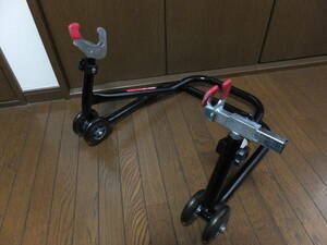 J trip J-TRIP maintenance stand Short roller stand JT-125BK V character receive attaching NSR250R CBR600RR beautiful goods used CBR1000RR also 
