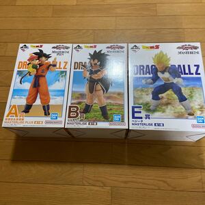 一番くじ ドラゴンボールA賞 B賞 E賞　孫悟空孫悟飯　ラディッツ ベジータ　3体セットで