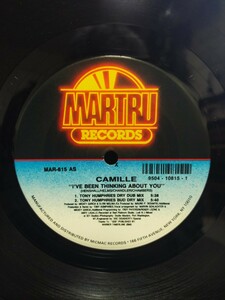 CAMILLE - I’VE BEEN THINKING ABOUT YOU【12inch】1991' Us Original/Garage House