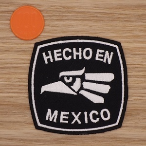 【Ｍサイズ】アイロンワッペン NO.1305 ＨＥＣＨＯ ＥＮ ＭＥＸＩＣＯ メキシコ ミリタリー アーミー 戦闘機 米軍 【郵便定形】