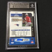 2000 Leaf Certified #207 TOM BRADY RC BGS 9 1500枚_画像6