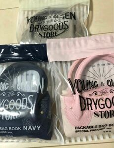 YOUNG & OLSEN The DRYGOODS STORE ベージュ・ピンク・ネイビー ３個セット