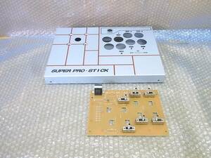  rare! arcade game stick controller Sigma electron Σ9000TB exterior * basis board 