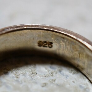 2064 海外製 シルバー リング 指輪 ヴィンテージ アクセサリー SILVER 925刻印 アンティーク シルバージュエリー 装飾品の画像4