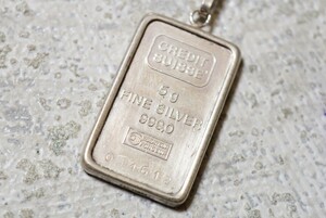 1893 海外製 シルバー ペンダント ヴィンテージ アクセサリー SILVER 999刻印 アンティーク ネックレス 首飾り 装飾品