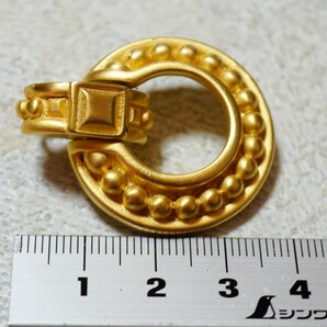 176 GIVENCHY/ジバンシィ イヤリング 両耳 ヴィンテージ ブランド アクセサリー アンティーク ゴールドカラー 耳飾り 装飾品の画像4