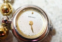 613 SEIKO/セイコー 時計 ペンダント ネックレス ヴィンテージ アクセサリー アンティーク 装飾品 不動品_画像3