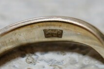 581 海外製 シルバー リング 指輪 ヴィンテージ アクセサリー SILVER 925刻印 アンティーク シルバージュエリー 装飾品_画像4