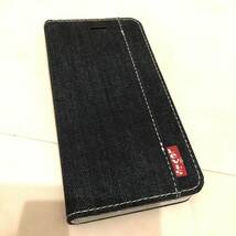 新品 未開封《LEVI'S ロゴプリント 手帳型 ケース》iPhone SE(第2)/8/7/6/6s☆リーバイス ジーンズ デニム☆スマホ カバー☆２つセット_画像3