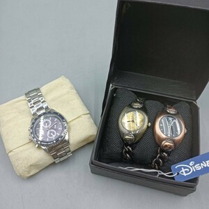0 Disney wristwatch summarize no.4062 T&G water resist Night *mea before Christmas pair watch 