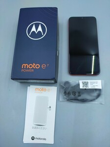 ●motorola moto e7 power 32GB XT2097-7 MC386 コーラルレッド SIMフリー IMEI353913481992755スマートフォン アンドロイド