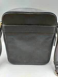 〇COACH ショルダーバッグ ブラック F54782 レザー メンズ コーチ