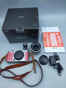 *FUJIFILM X-A5 Fuji film беззеркальный однообъективный линзы комплект розовый XC-15-45mm F3.5-5.6 OIS