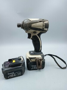 ◎【中古現状品】makita マキタ充電式インパクトドライバー｜TD133D｜14.4V｜バッテリー2個セット｜電動工具｜本体のみ