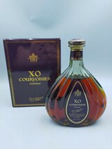 〇COURVOISIER XO COGNAC クルボアジェ コニャック ブランデー 700ml アルコール分40% 未開栓 箱付き_画像1