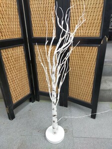 〇ニトリ LEDツリー 120cm シラカバ