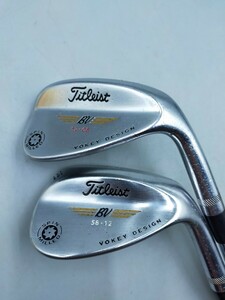 ◎Titleist Bokay Wedge Spin Milled 58-12 52-08 2本セット タイトリスト ボーケイ スピンミルド ゴルフクラブ ウェッジ