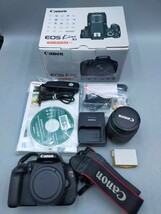 ☆Canon EOS Kiss X5 EF-S 18-55 IS Ⅱ kit デジタル一眼レフカメラ ブラック キャノン イオスキス_画像1