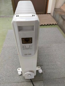 ●はぴねすくらぶ マイコン式オイルヒーター 油圧式 可変式 鉱物油 1200W 2020年製