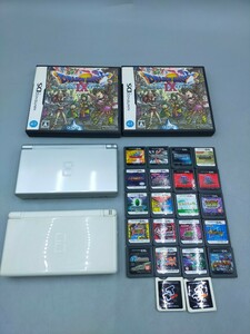 * nintendo Nintendo DS Lite корпус 2 шт. ( белый, серебряный )+DS soft 22 шт. комплект Pokemon блокировка man Medarot гонг ke Yugioh 