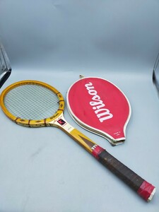 〇Wilson 木製硬式テニス テニスラケット ジャック・クレーマー オートグラフ ウィルソン ウッドラケット
