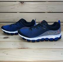 1円 スタート リーボック 26cm ジェットフューズ ラン ブルー ブラック 税込定価14300円 REEBOK JETFUSE RUN メンズ ランニング シューズ_画像4