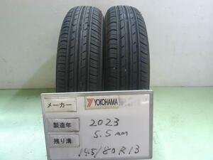 中古 ヨコハマ タイヤ 145/80R13