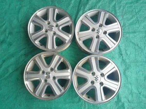 * Suzuki DA64W Every Wagon latter term original 14 -inch 4.5J+50 PCD100 4H hub φ54 aluminium wheel 4 pcs set Suzuki light car diversion etc. 