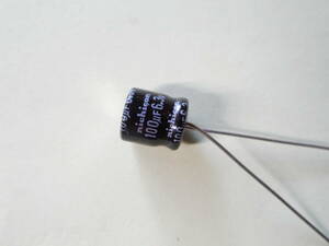  electrolytic capacitor 100μF 6.3V 85*C Nichicon 5 piece set unused goods [ several set have ] [ tube 9]