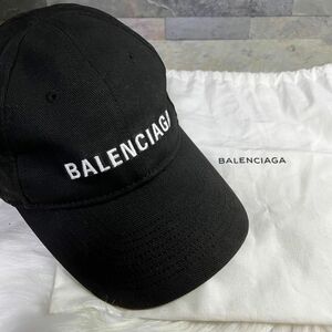 バレンシアガ　BALENCIAGA balenciaga キャップ　ブラック（L58）になります。