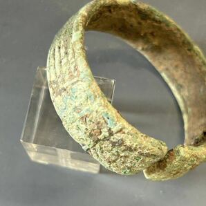 発掘品 銅器 バンチェン 紀元前 腕輪の画像8