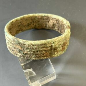 発掘品 銅器 バンチェン 紀元前 腕輪の画像3