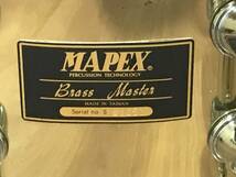 MAPEX BRASS MASTER スネアドラム 14x6.5インチ_画像2