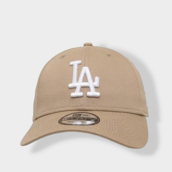 New Era 9FORTY NY ニューエラ キャップ タン ベージュ ドジャース LOS ANGELS DOGERS ロサンゼルス MLB メジャーリーグ 野球 大谷翔平