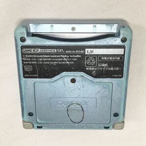 ◎【任天堂/Nintendo/ニンテンドー】ゲームボーイアドバンスSP/GAMEBOY ADVANCE SP パールブルー AGS-001 現状品【全国送料一律520円】の画像3