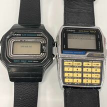 ☆【CASIO/カシオ/まとめ】腕時計 DBC-1500 W-200 AW-48H MSG-700 Baby-G クォーツ デジタル WATER RESIST 100M DATA BANK 150 ジャンク_画像4