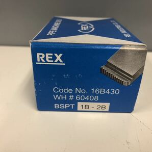 ◎【新品未使用】REX 16B430 自動切上チェーザ 4枚入 60408 AC 1B-2B 切上 BSPT 1B-2B 25A-50A レッキス 工具 DIYの画像5