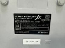 ◎【動作品】SFC スーパーファミコンJr. SHVC-101 ニンテンドー 任天堂 Nintendo コントローラ/AC/AVケーブル付 スーファミ_画像6