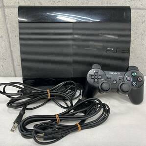◎【SONY/ソニー】PlayStation3 PS3 CECH-4200B ブラック コントローラー コード付き 通電確認済み プレステ3 ゲーム機 プレイステーションの画像1