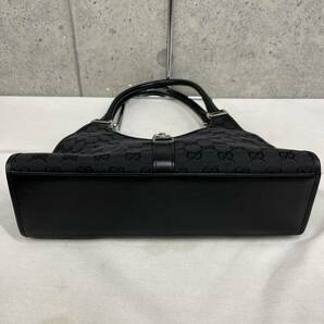 ☆【GUCCI/グッチ】極美品 GUCCI グッチ ジャッキー GGキャンバス ハンドバッグ ショルダーバッグ バッグ キャンバス レザー 黒 の画像4