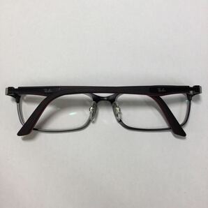 ※【Ray-Ban/レイバン 】メガネ 度数不明 RB8735D 1119 レッド×ブラック チタンアイウェア 眼鏡 メガネケース 黒縁 イタリア製の画像4