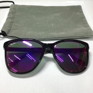 ※ 【Ray-Ban/レイバン 】カラーサングラス cats No.2 BAUSH S LOWB FRAME-NYLON ブラック黒縁 カラーレンズ パープル グリーン