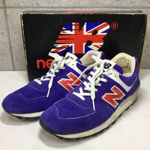 ※【NewBalance/ニューバランス】M576 RRW ビンテージ スニーカー 26.5cm US8.5 81/2 UK8 EUR42 ブルー系ROYAL/RED/WHITE 箱付き メンズ