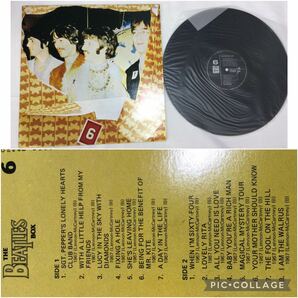 ※【THE BEATLES BOX/ザ・ビートルズボックス】EAS-77011〜18 レコード8枚組 124曲 アンティーク 中古 現状品 動作未確認 コレクション の画像7